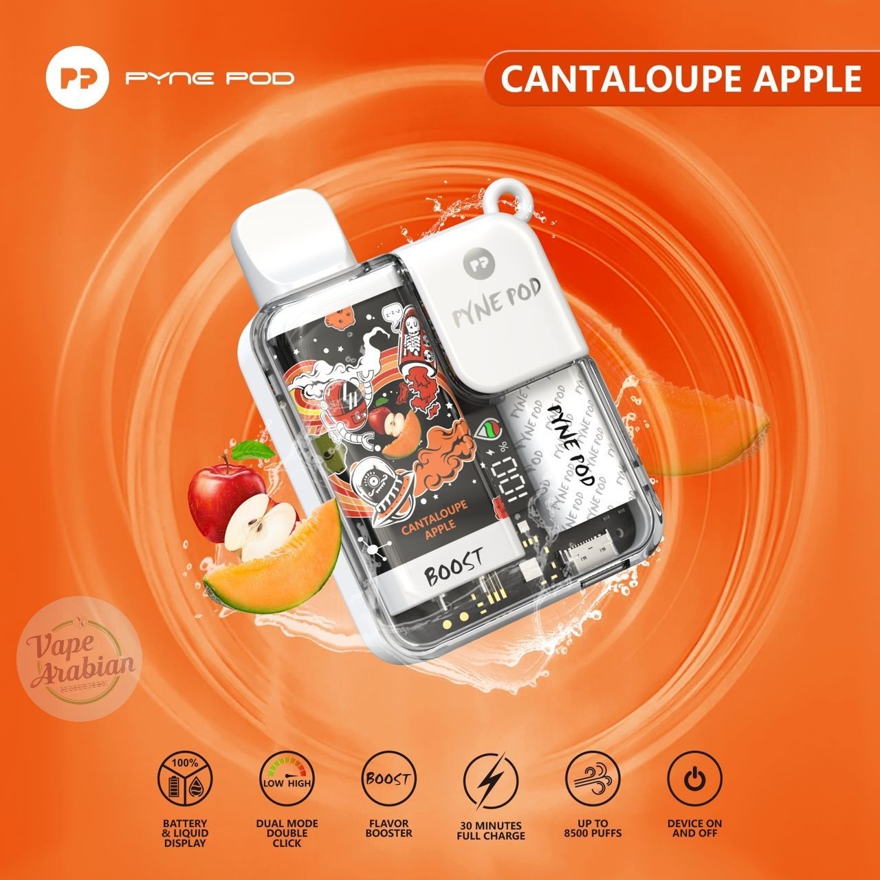 Pyne Pod 8500 Disposable Vape In UAE - Vaporking UAE