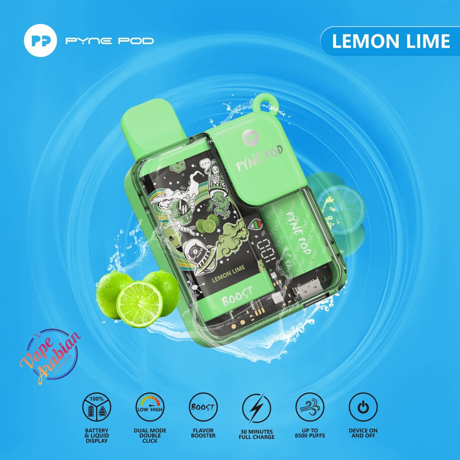 Pyne Pod Empty Pyne Pod 8500 Disposable Vape In UAE - Vaporking UAE