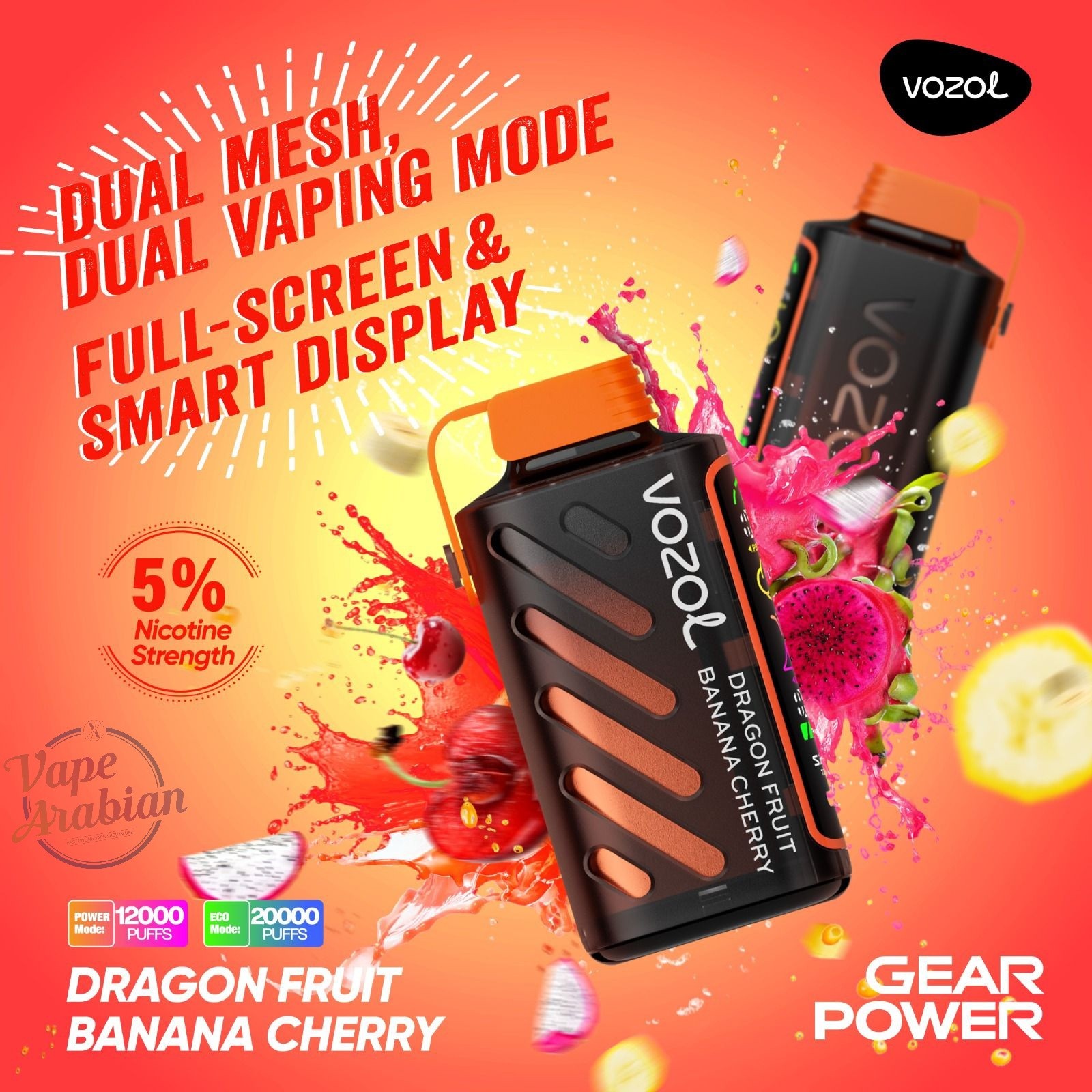 elfbar elfa kaufen VOZOL GEAR 20000 PUFF DISPOSABLE 20NIC main image 0