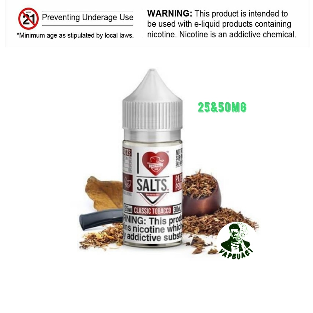 mad hatter classic tobacco Best Buy Classic Tobacco I Love Salts by Mad Hatter Juice 30ml In UAE