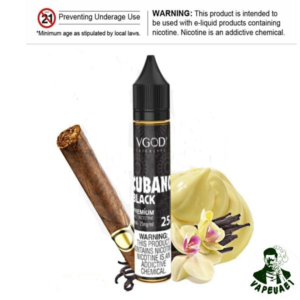 CUBANO BLACK SALTNIC BY VGOD