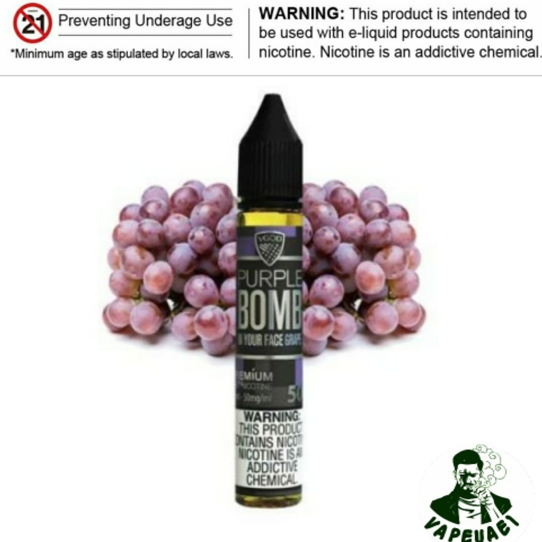PURPLE BOMB SALTNIC BY VGOD PURPLE BOMB SALTNIC BY VGOD