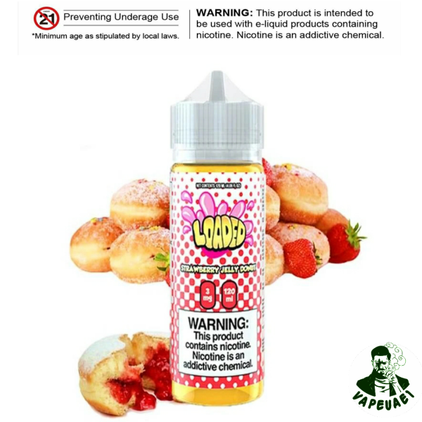 STRAWBERRY JELLY DONUT BY LOADED