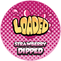Strawberry Dipped By Loaded Vape Juice logo