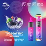 Tugboat evo disposable vape device - Black mamba