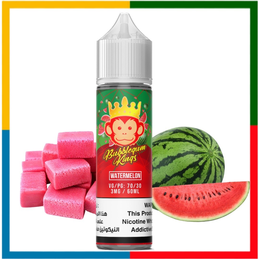 BUBBLEGUM KINGS WATERMELON 60ML (FREEBASE)