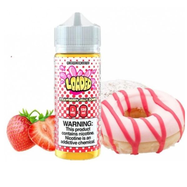 strawberry jelly donut by loaded 120ml