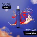 VUDU Filter 2500 Puffs Disposable- Energy Drink