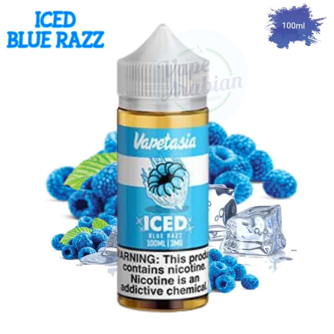 iced blue razz-by vapetasia 100ml iced blue razz-by vapetasia 100ml
