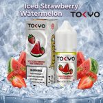 Tokyo Salt Nic E-Liquid 30ml Iced Strawberry Watermelon