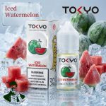 Tokyo Salt Nic E-Liquid 30ml Iced Watermelon