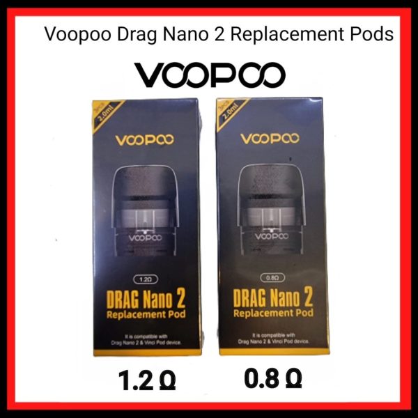 Voopoo Drag Nano 2 Replacement Pods 3pcs/pack In UAE