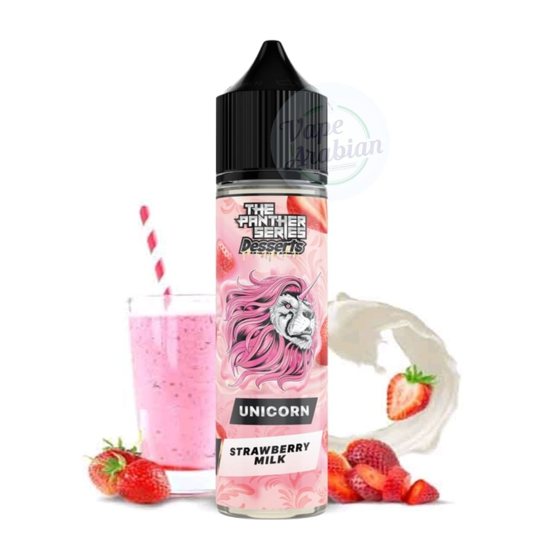Panther Series Desserts Dr Vapes Unicorn Strawberry Milk In UAE