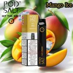 Pod Salt Go Disposable Vape 2500 Puffs Mango Ice