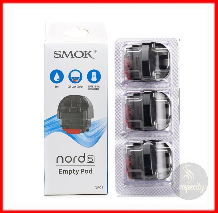 SMOK Nord 5 Replacement Pods Cartridge 5ml In UAE SMOK Nord 5 Replacement Pods Cartridge 5ml In UAE