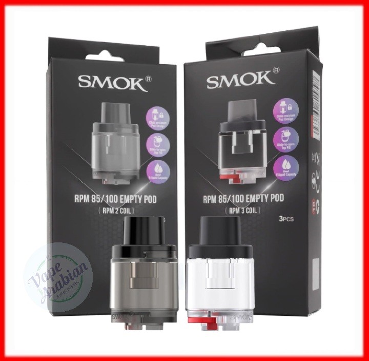 Buy Online Smok RPM 85 and RPM 100 Empty Pods In UAE