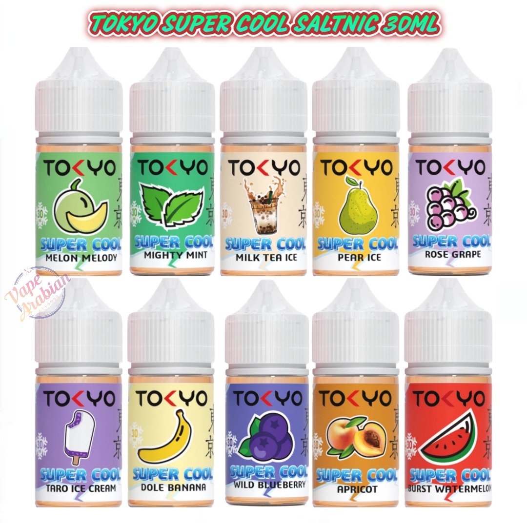 Tokyo Super Cool SaltNic 30ml Best Vape Shop In UAE Tokyo Super Cool Salt Nic