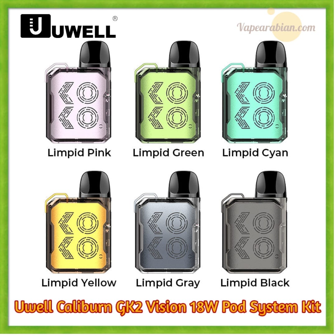 Uwell Caliburn GK2 Vision Pod Kit In UAE - Vaporking