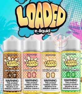 loaded 120ml vape liquid