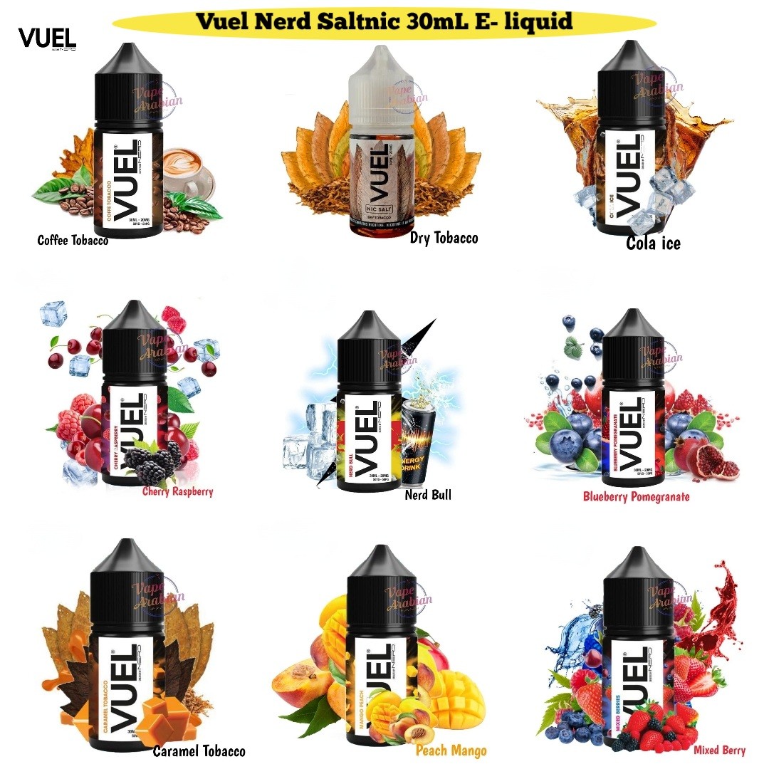 VUEL Nerd Saltnic 30ml VUEL Nerd Saltnic 30ml