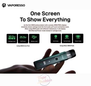 Vaporesso XROS Pro Vape Kit 30W 1200mAh Battery In UAE - Image 2