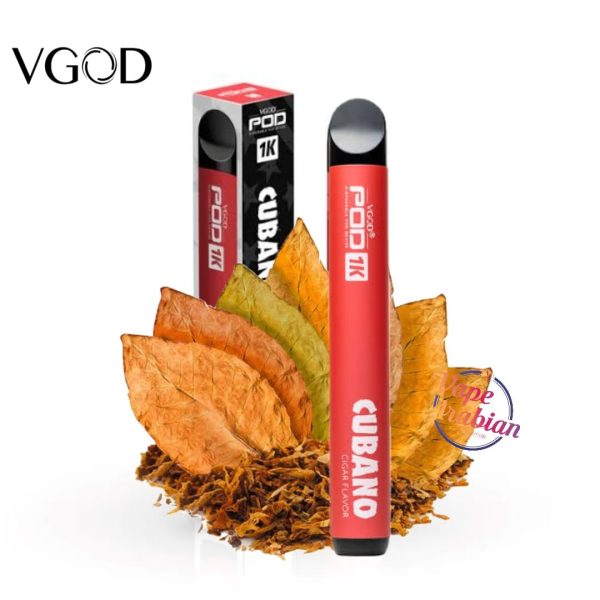 Vgod Pod 1k Disposable Vape Cubano