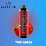 Al Fakher Crown Bar 15000 Puffs Hypermax Disposable Vape Two Apple