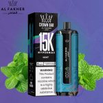 Al Fakher Crown Bar 15000 Puffs Hypermax- Mint