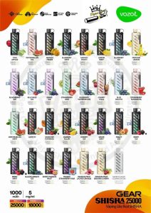 Vozol Gear Shisha 25000 Puffs Disposable Vape