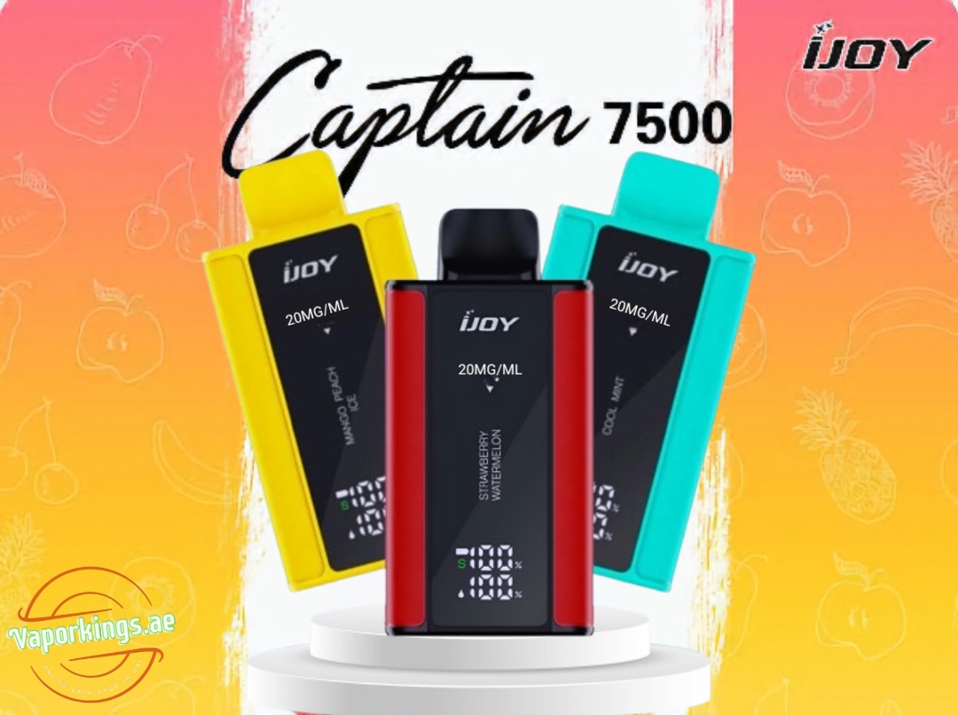 Ijoy Captain 7500 Puffs Best Online Vape Shop In UAE Ijoy Captain 7500 Puffs