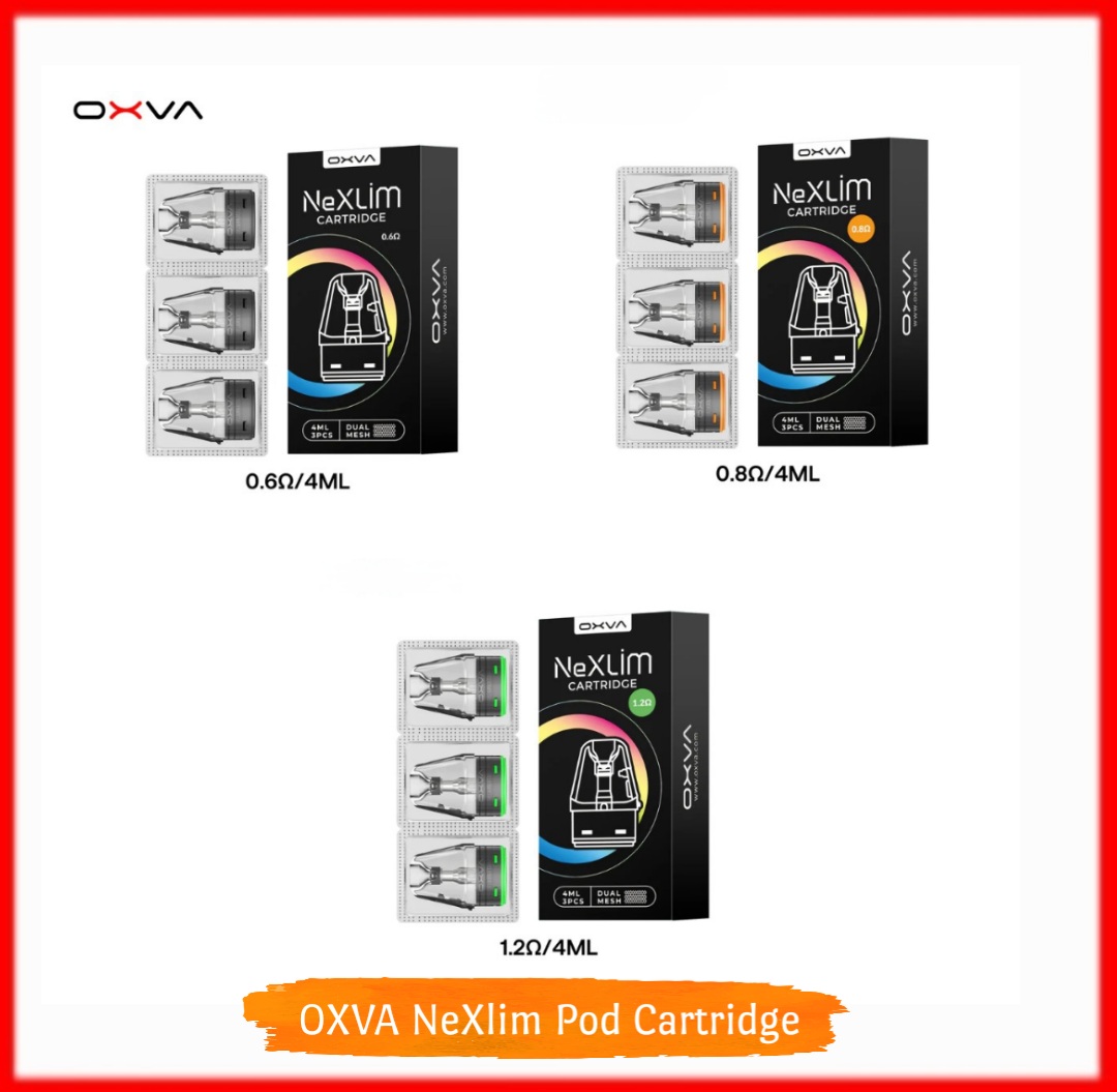 oxva nexlim pods 4ml OXVA NeXLIM Replacement Pods ⋆ Vape Society Supply