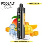 Pod Salt Shisha 8000 Puffs- Mango Ice