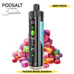 Pod Salt Shisha 8000 Puffs- Rainbow
