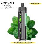 Pod Salt Shisha 8000 Puffs- Spearmint