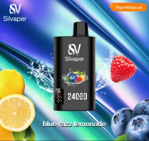 Silvaper 24000 Puffs Disposable- Blue Razz Lemonade