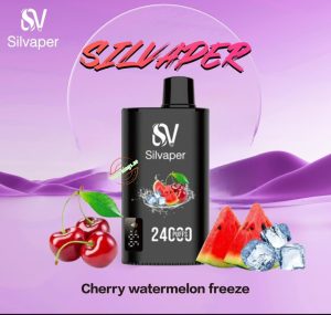 Silvaper 24000 Puffs Disposable- Cherry Watermelon Freeze