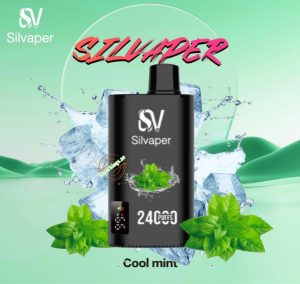 Silvaper 24000 Puffs Disposable- Cool Mint