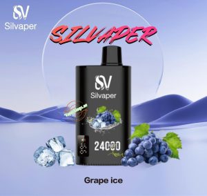 Silvaper 24000 Puffs Disposable- Grape Ice