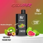 Silvaper 24000 Puffs Disposable- Kiwi Guava Passion Fruit
