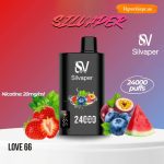Silvaper 24000 Puffs Disposable- Love 66