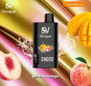 Silvaper 24000 Puffs Disposable- Peach Mango