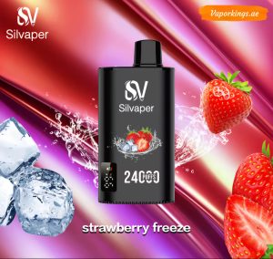 Silvaper 24000 Puffs Disposable- Strawberry Freeze