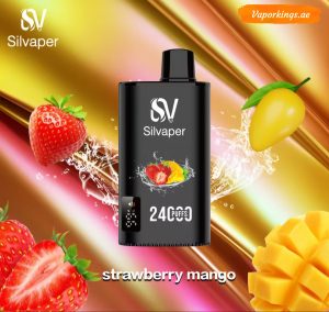 Silvaper 24000 Puffs Disposable- Strawberry Mango