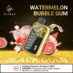 Elf Bar BC10000 Puffs Disposable Watermelon Bubble Gum (Black Gold)