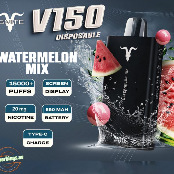 IGNITE V150 1500 puffs Disposable- Watermelon Mix