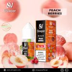 Silvaper Salt Nic 20mg- Peach Berries