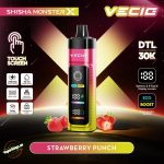 Vecig Shisha Monster X 30K- Strawberry Punch