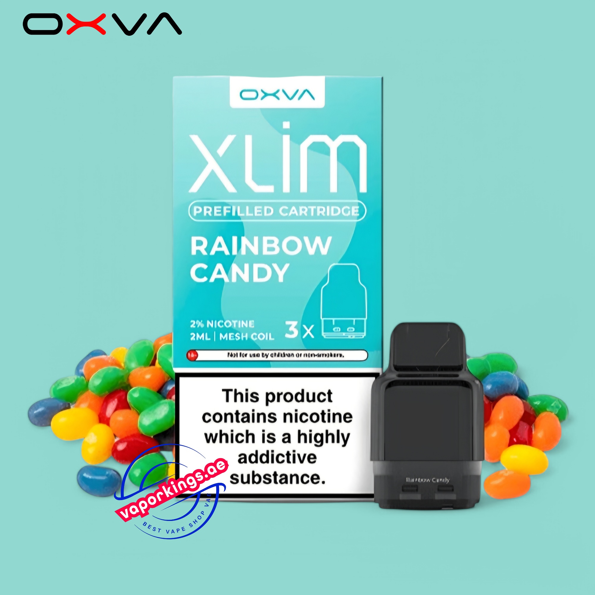 ske crystal vape refill OXVA XLIM V2 Pod 0.6ohm 0.8ohm 1.2ohm Cartridge- Dubai UAE main image 1