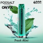 Pod Salt Onyx 4000 Puffs- Fresh Mint