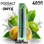 Pod Salt Onyx 4000 Puffs- Lemon Lime